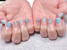 ティーエス ネイル ガーデン(T.S Nail Garden)/ブルーフラワー