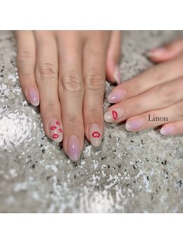 リノン(Linon)/持ち込み/チークネイル ¥9900