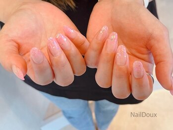 ネイル ドゥ 岡山駅前店(Nail Doux)/ピンクラメグラデーション