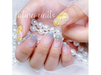 ジョリーナ ネイルズ 鶴見(Jolina Nails)/アートネイル ひまわりネイル
