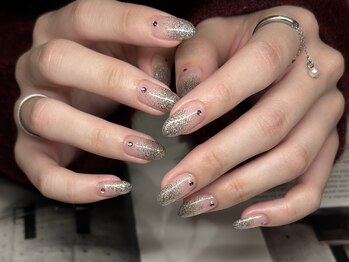 アース コアフュールボーテ 高岡店(EARTH coiffure beaute)/ラメグラデーション