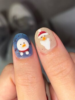 クリスマスネイル