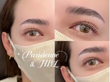 眉とまつ毛の同時施術可♪パリエク/フラットラッシュ/下まつぱ