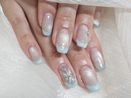 水色フレンチ
