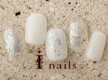 アイネイルズ 町田店(I nails)/キラキラクリア　ホワイト7480円