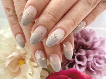 ディーネイル 天王寺(D-nail)/(松崎)雪の結晶nail