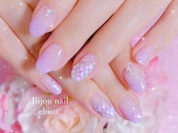 ビジュネイル(Bijou nail)/☆6130☆お花ネイル