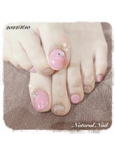 ナチュラル ネイル(Natural Nail)/モーヴピンクが可愛い^_^
