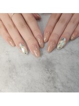 ネイルサロン キラップ(Nail Salon KiLAP)/シンプルシェルネイル￥6400