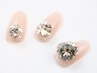 【ご新規様限定♪】美フォルム艶々ワンカラー＋立体パーツ×１¥10450→