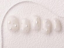 アイネイルズ 大宮店(Ｉ nails)/パール×winter