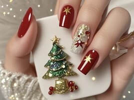 クリスマスネイル
