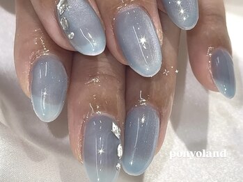 ネイルライフ 目黒店 恵比寿 白金(NailLife)/マグネットビジューネイル