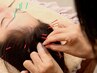 インディバフェイシャル×ヘッドスパ×頭皮鍼(通電付き) 90分16500→13500