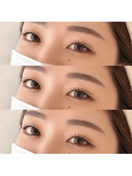 ToWin nail&beautyの写真/お顔のトータルバランスを見極め魅力を引き出すデザインをご提案◇理想のお目元に♪LEDエクステ×パーマも