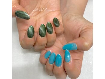 ネイルアート ジマー/60minartのちぐはぐ