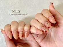 ミルズ オモテサンドウ(MILS omotesando)/さくらんぼネイル