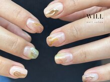 ネイルサロン ウィル 恵比寿(will)/ヌーディ×インクネイル