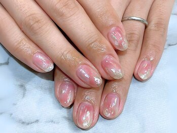 アグ スパアンドビューティ 守山店(Agu.)/《ピンクホロ×ニュアンスnail》