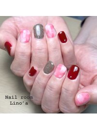 ハンド 4本アート＋スタッズ