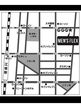 メンズフレックス 江坂店(MEN'S FLEX)/アクセス#眉毛/眉毛サロン/江坂