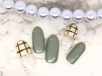 ココカラ(cocokara)/チェックネイル♪