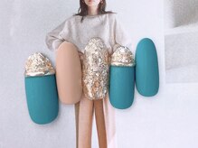 ネイルサロンフォーユー(for u)/マット×ラメ　¥6980