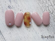 シンプリー ネイルアンドアイラッシュ 祖師谷大蔵店(Simpliee Nail&Eyelash)/べっこう柄ネイル