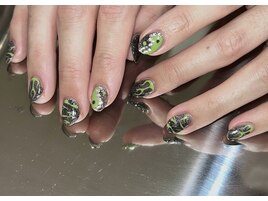勾玉ファイヤーネイル