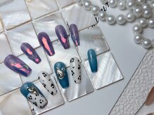 Mネイル/オーロラ｜レオパード