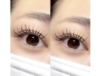 アムールラッシュ 新宿店(Amour lash)/フラットラッシュ《120本》束感