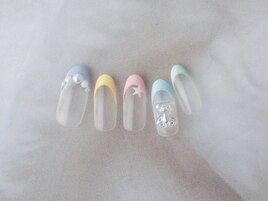 クリアネイル/フレンチネイル