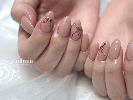 ワンカラー／リボン