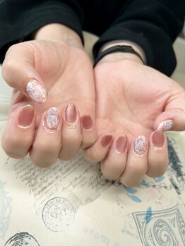 ネイルサロン ティアリー(Nail salon Tiary)/マグネット☆手書きお花アート