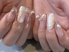 シルクネイル　冬ネイル　渋谷