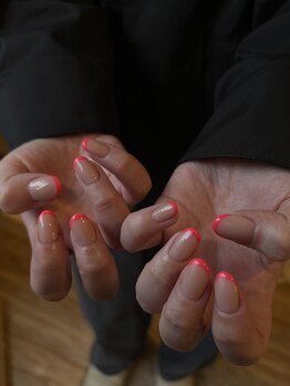 ザ コモン ネイル恵比寿(the common nail)/フレンチ ネオン