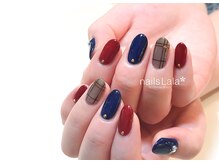 ネイルズ ララ(nails Lala)/シースルーチェック。