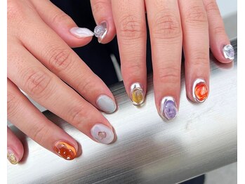 アース コアフュールボーテ 東松山店(EARTH coiffure beaute)/持ち込みフルデザイン12500円