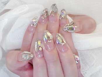 ネイルサロン デコール(NAIL SALON Decor)の写真/《話題のワンホンネイルはお任せください◎》上品カワイイ系～華やか系まで対応！理想の指先を叶えます♪