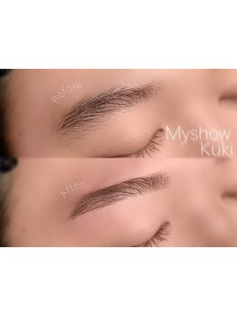 アイブロウメニューがあるサロン