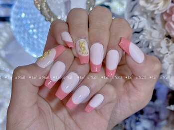 レアネイル 渋谷店(Le’a nail)/ピンクフレンチ☆