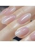 【韓国風nail】ベイビーブーマー＋キラキラワンポイント¥9000→¥7500