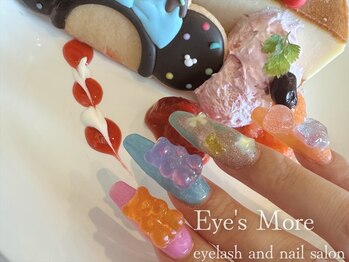 アイズモア 国立店(Eye's More)/キラキラくまちゃんグミネイル