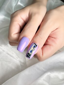 エースネイル(Ace nail)/aurora × purple