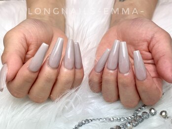 ロングネイルズ エマ(LongNails-Emma)/アクリルワンカラー長さL～