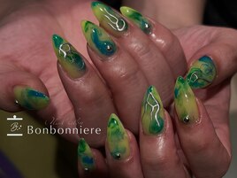 ネオンスモークネイル