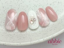 ネイルサロン アビー 宮益坂店(abbie)/オーロラ大理石¥13046