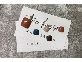 ツリーハウスネイル(tree house nail)/フット定額¥7300