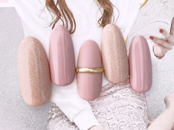 ネイルサロンフォーユー(for u)/シンプルリングネイル　¥4980