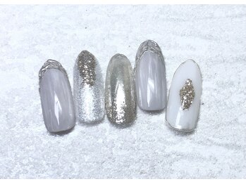 ローズクォーツ(Rose Quartz)/定額Bアートコース ¥7,700